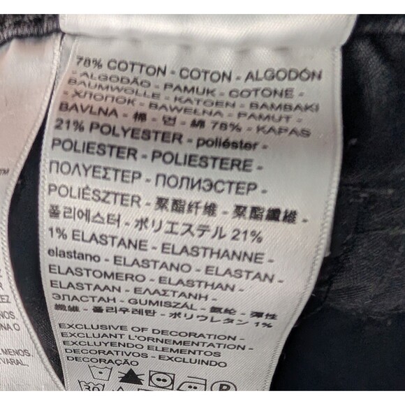 Levi's Jeans Womens 27 (29x28) Black 711 Black Mid Rise Shaping Skinny (995) - Picture 4 of 4